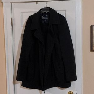 Wool men's peacoat
